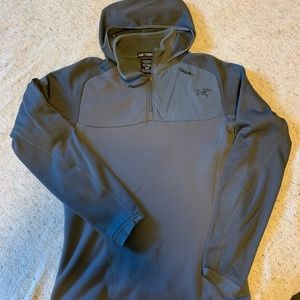 Arcteryx LEAF naga hoodie wolf grey